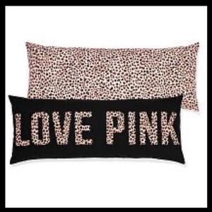 NIB RARE Victoria's Secret Pink and Black Leopard Print BODY PilloW